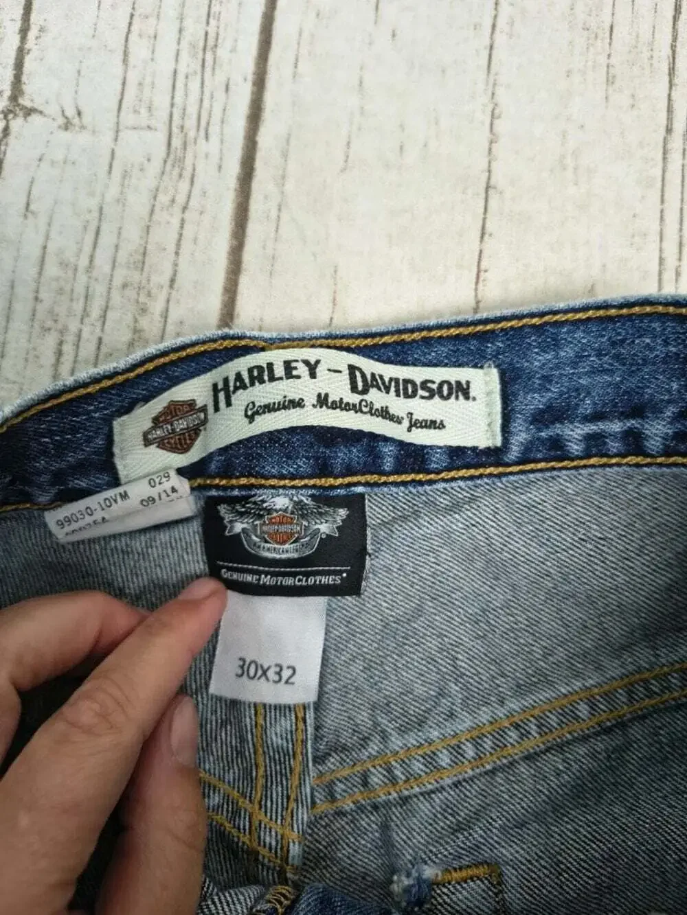 Harley-Davidson Genuine MotorClothes Blue Jeans 30x32